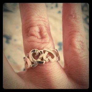 Sterling Silver Tiffany ring Authentic